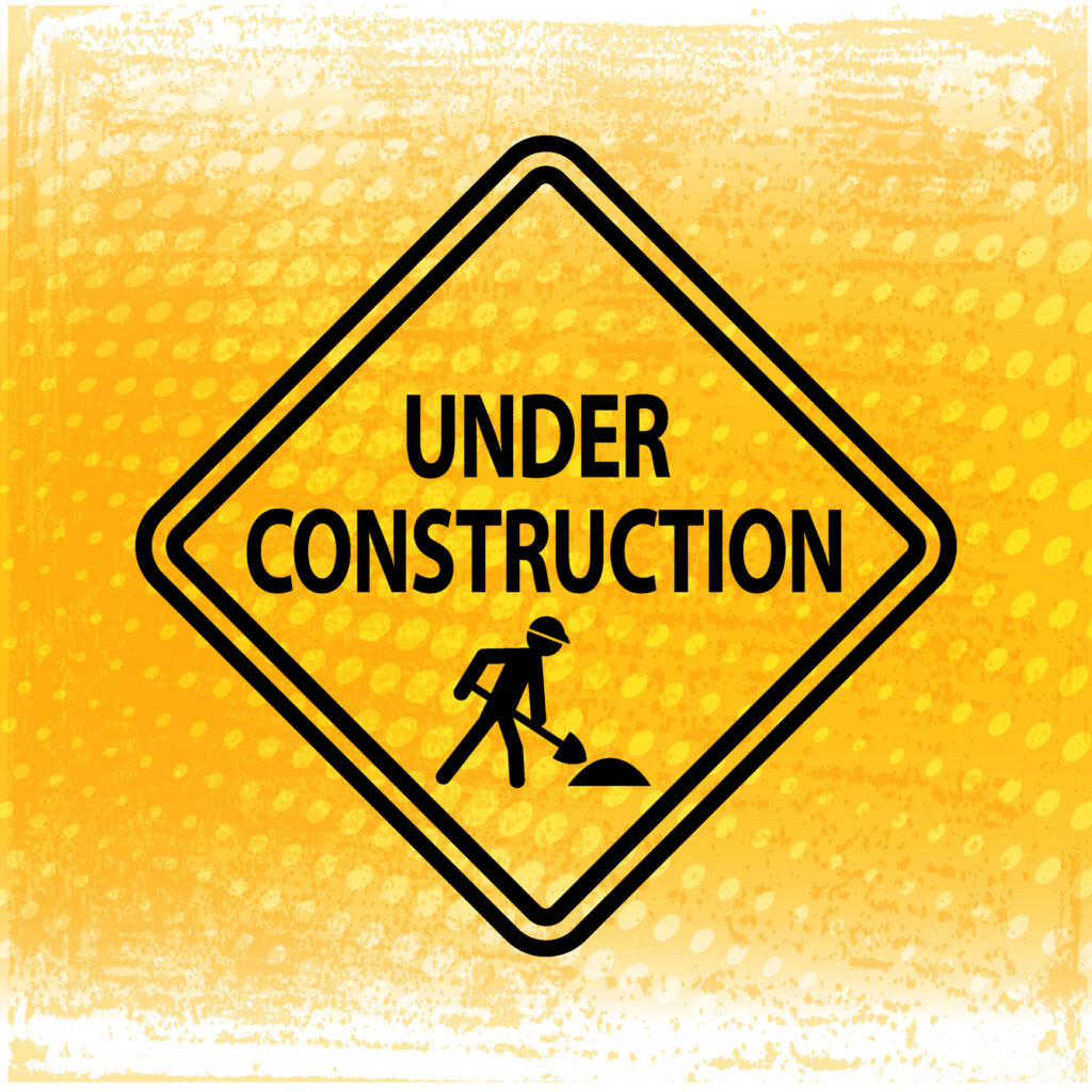 under construction